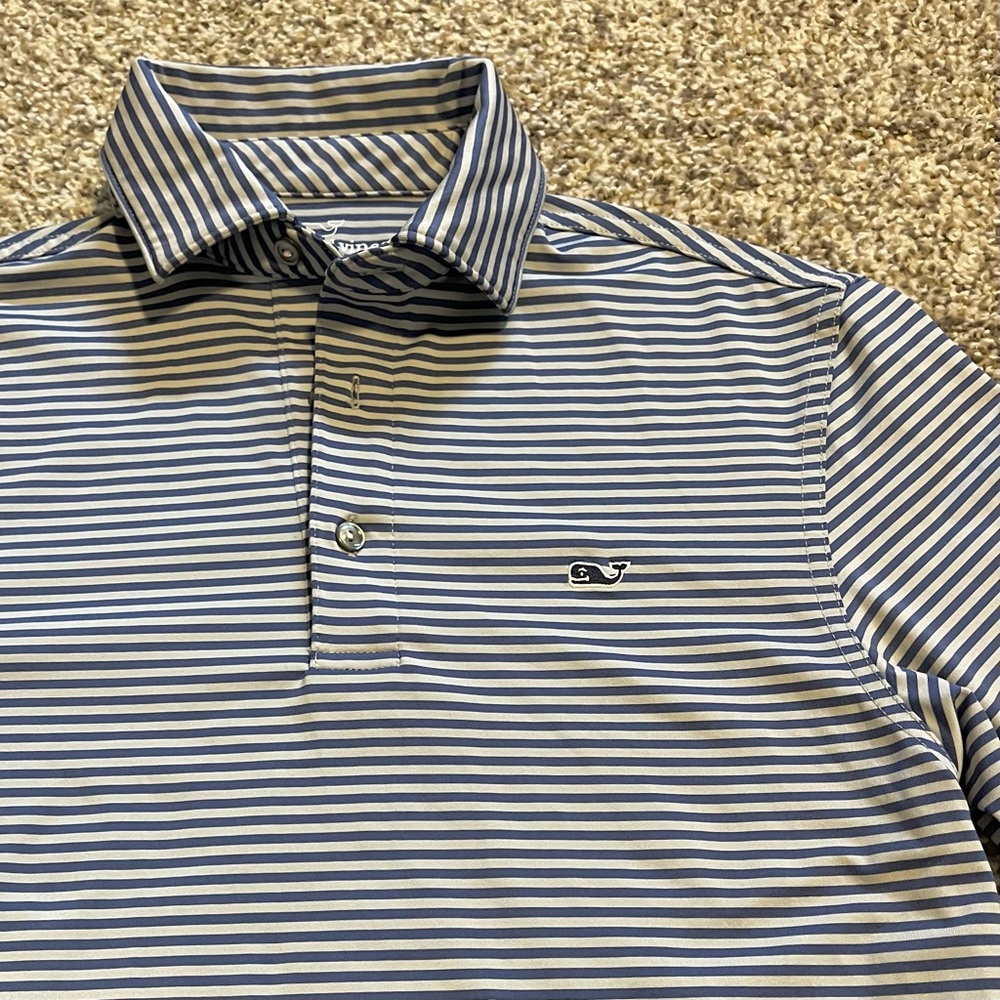 Vineyard Vines Bradley Performance Striped Polo XS